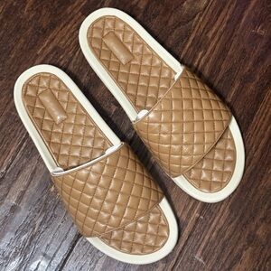 Men’s (Unisex) Lusso Slide, ɴᴇᴡ ɪɴ ʙᴏx, Size 11. Quilted Leather Design